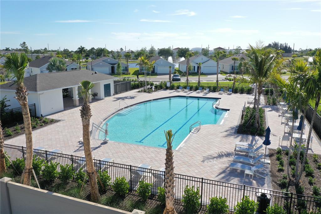 9450 Turtle Grass Circle Punta Gorda, FL 33950 - Photo 22 of 35 an aerial view of a house with a garden