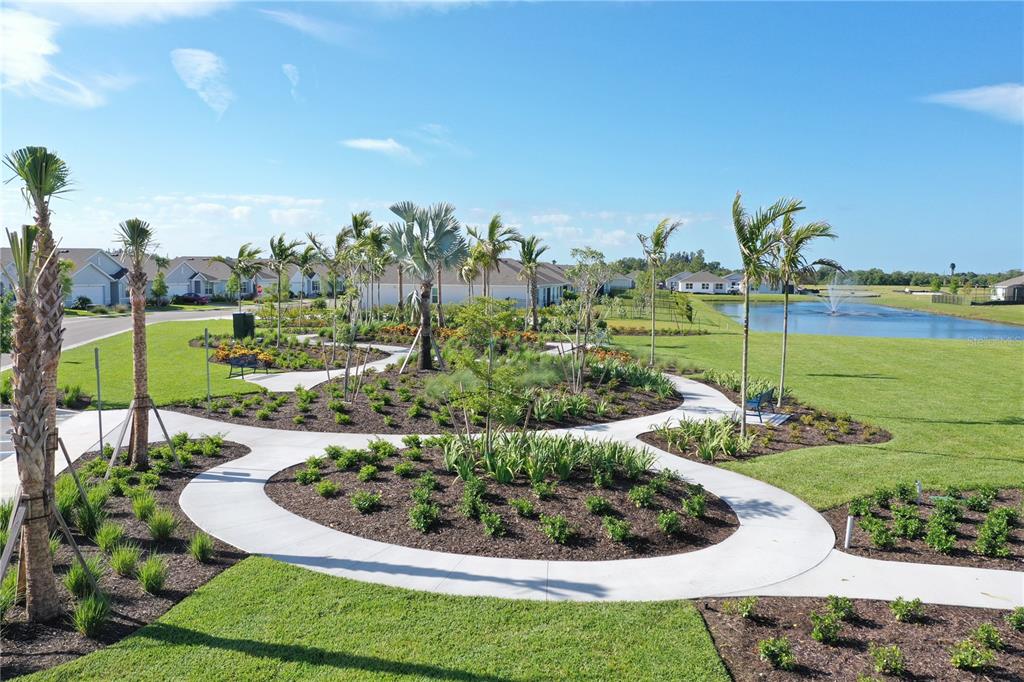 9450 Turtle Grass Circle Punta Gorda, FL 33950 - Photo 25 of 35 a view of a garden