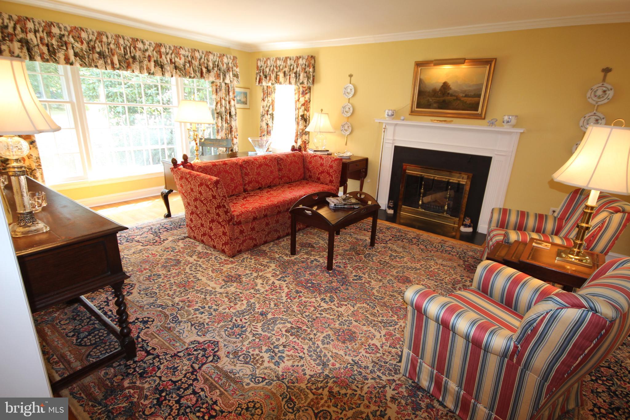 1008 Evergreen Road Yardley, PA 19067 - Photo 21 of 74 formal living room with wood burning fireplace