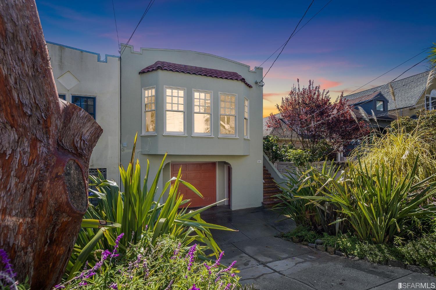 445 Valley Street San Francisco, CA 94131 - Photo 1 of 66 a front view of a house with a yard