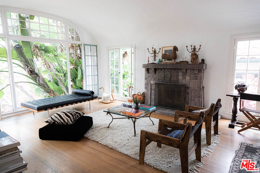 1515 Murray Circle Los Angeles, CA 90026 - Photo 14 of 40 a living room with furniture and a fireplace