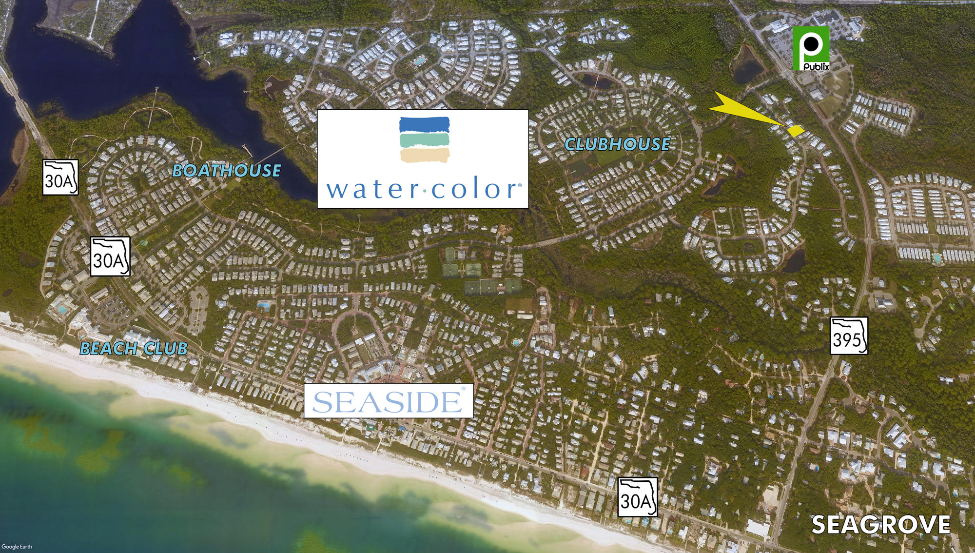 95 Pine Needle Way Santa Rosa Beach, FL 32459 - Photo 90 of 90 95-Pine-Needle-Way-aerial-1