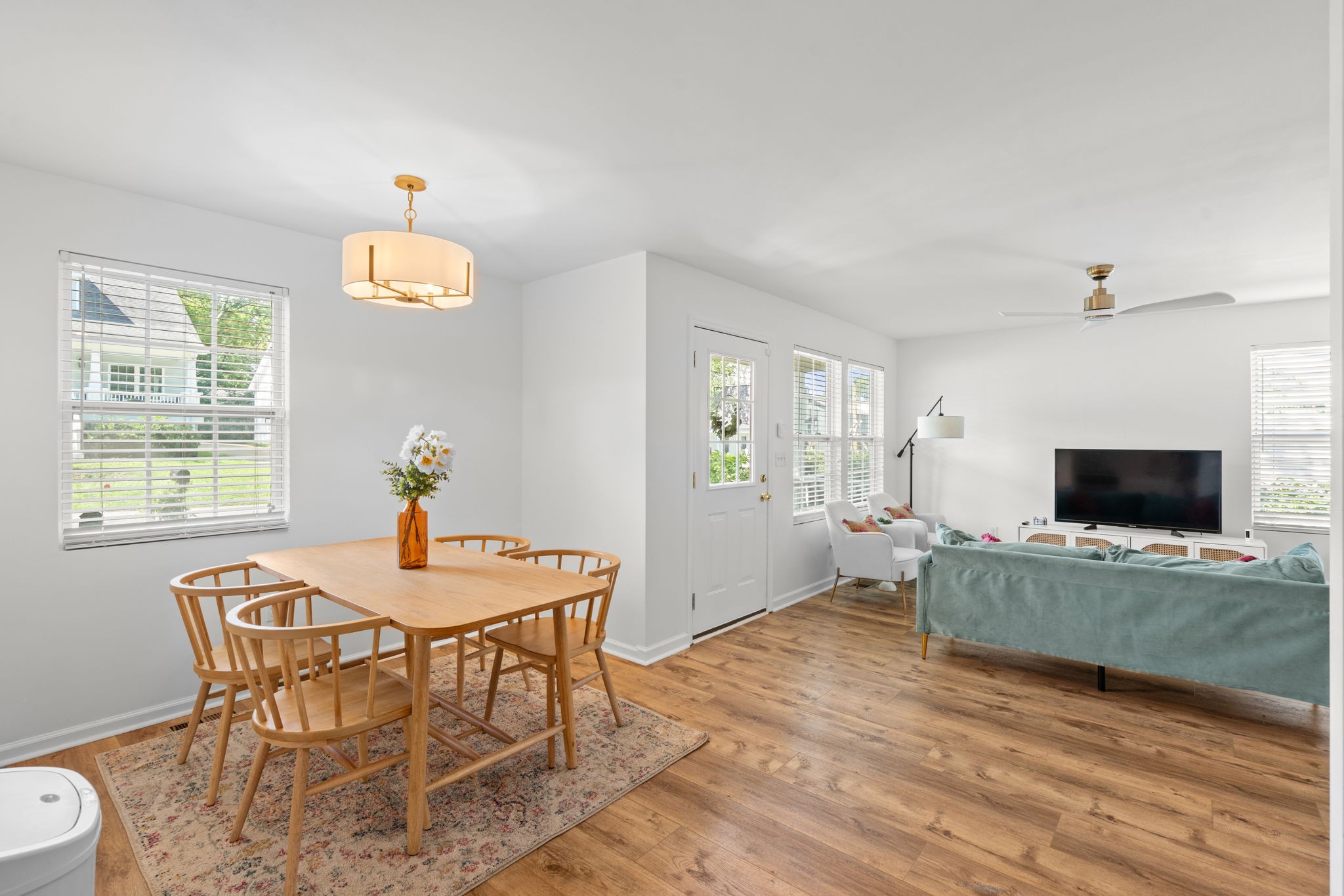 337 Duke Street Nashville, TN 37207 - Photo 16 of 28 a view of a dining room with furniture and wooden floor