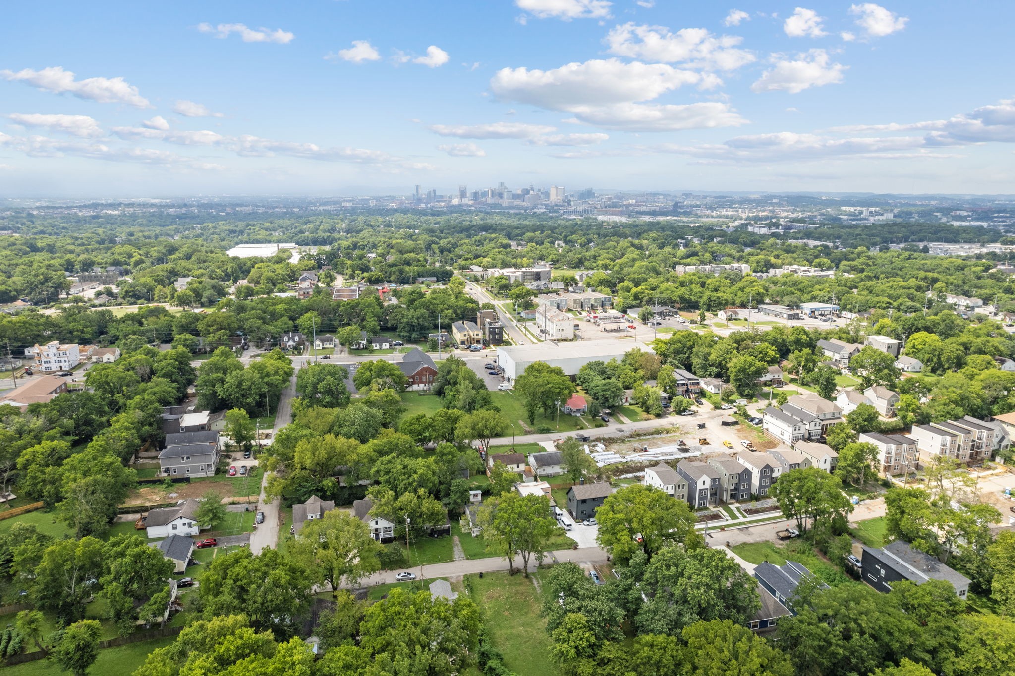 337 Duke Street Nashville, TN 37207 - Photo 26 of 28 an aerial view of residential houses with outdoor space and trees