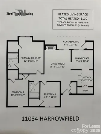 $1,750 | 11029 Harrowfield Road, Charlotte, NC 28226