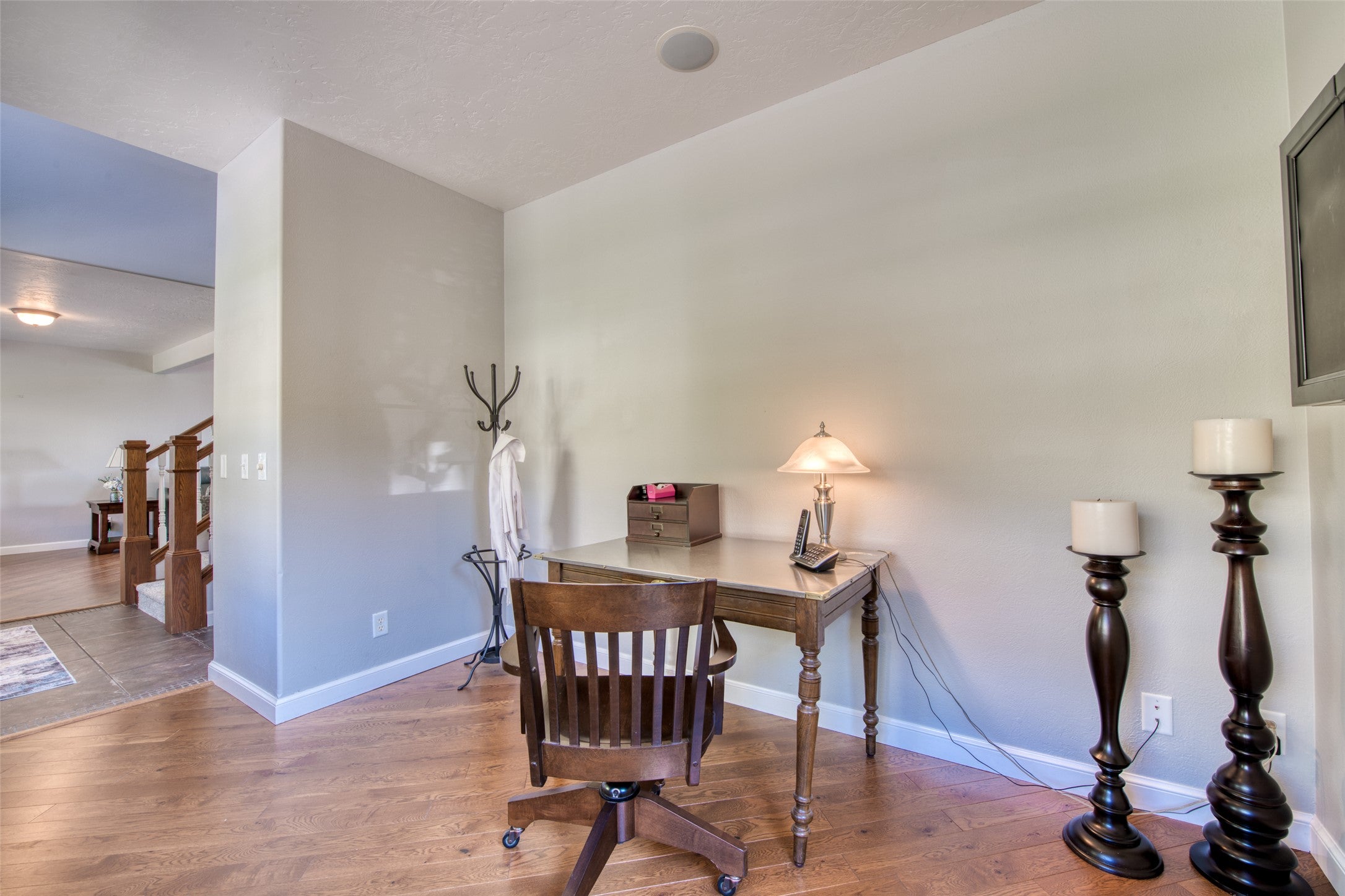 16374 Folsom Road Florence, MT 59833 - Photo 45 of 98 Office area with wood finished floors