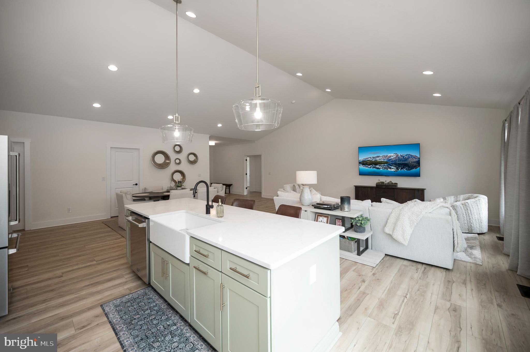 0 Piney Mountain Road Warrenton, VA 20186 - Photo 11 of 33 a large white kitchen with a sink and a stove top oven
