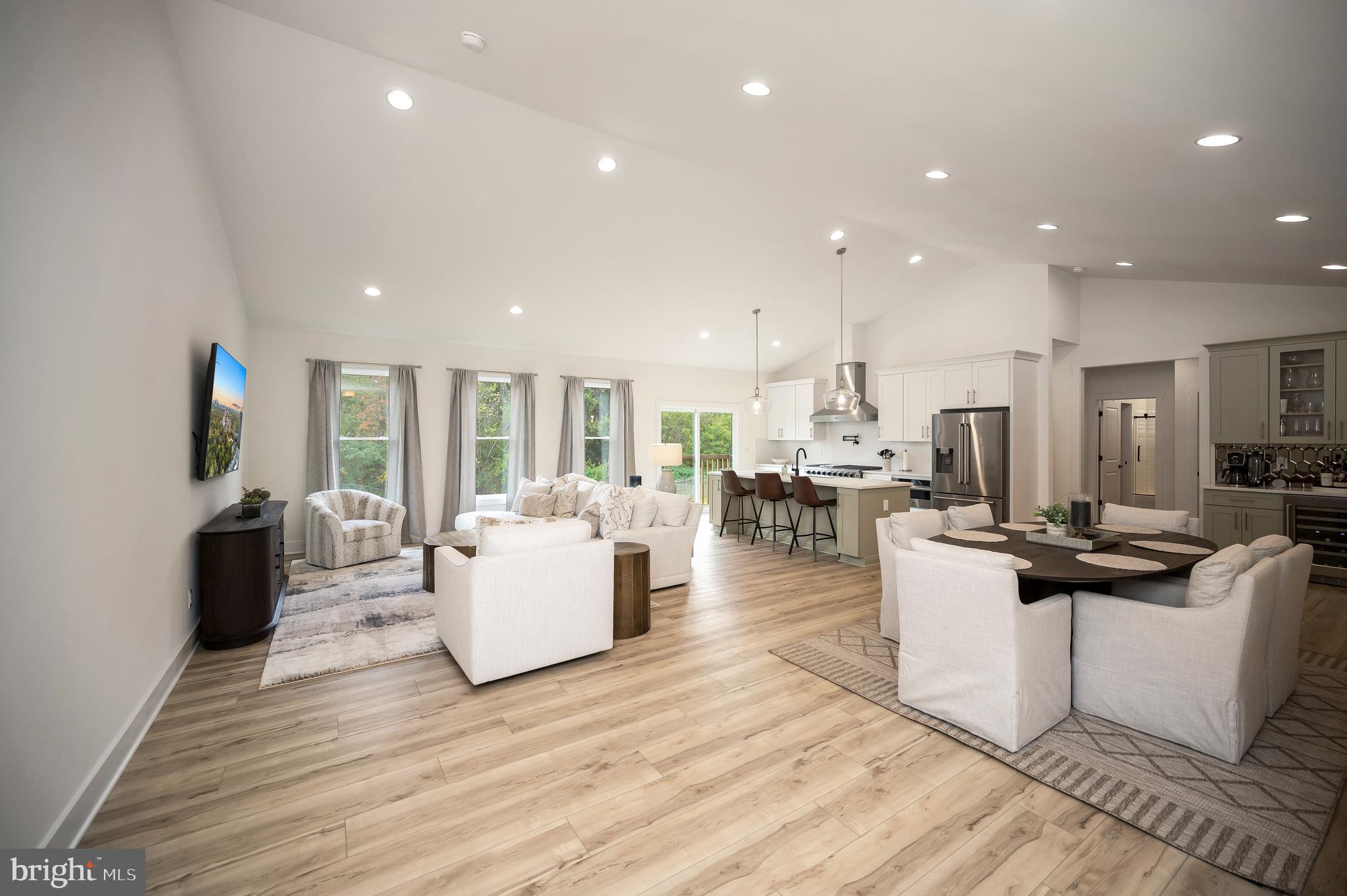 0 Piney Mountain Road Warrenton, VA 20186 - Photo 3 of 33 a living room with furniture a wooden floor and a flat screen tv