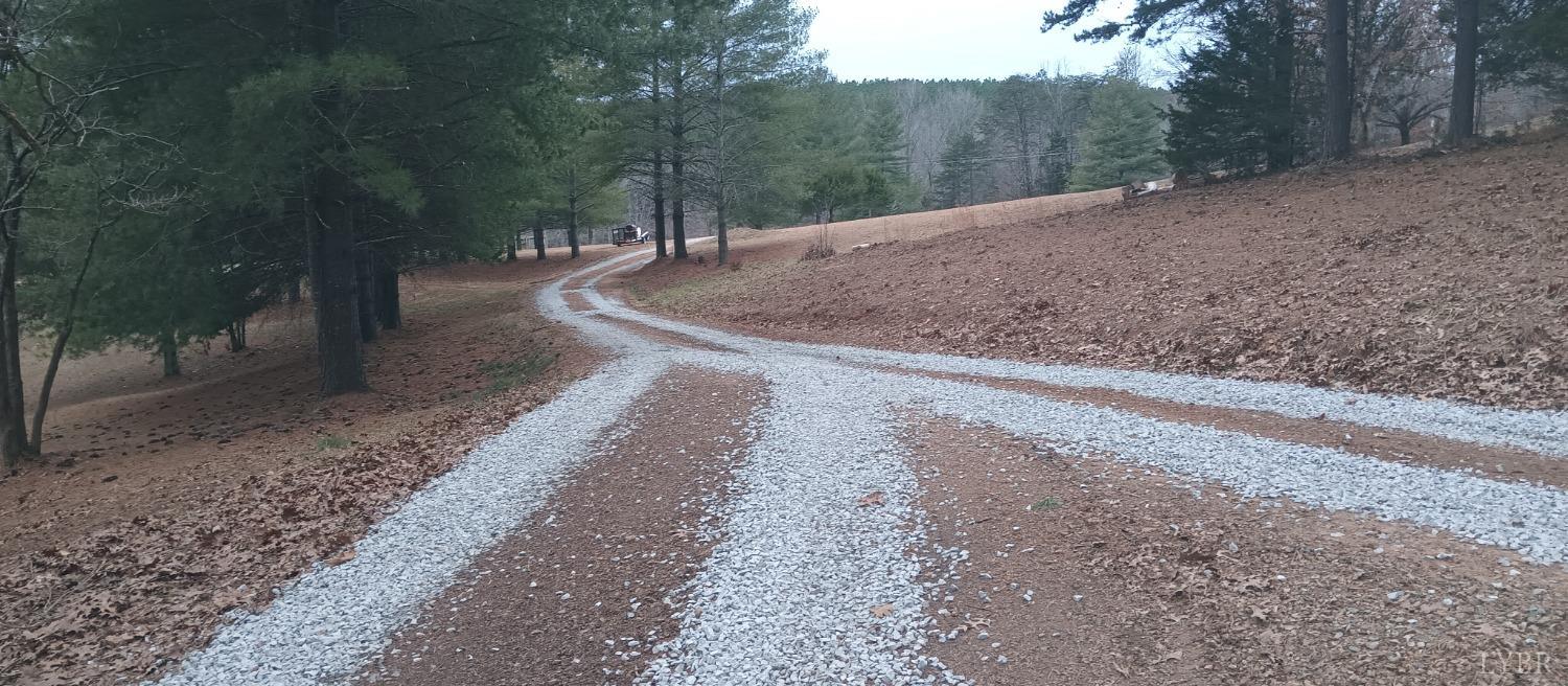 1641 Roark Mill Road Hurt, VA 24563 - Photo 50 of 52 a view of a dirt road with trees in the background