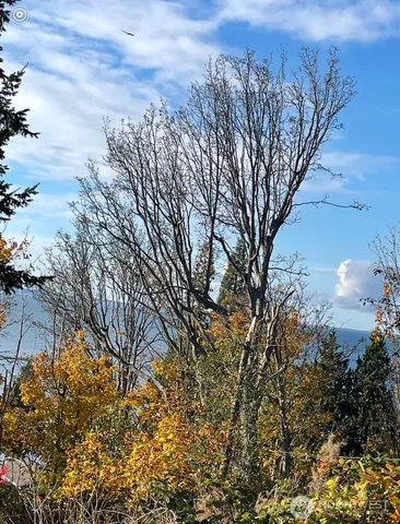 a view of an empty room with balcony