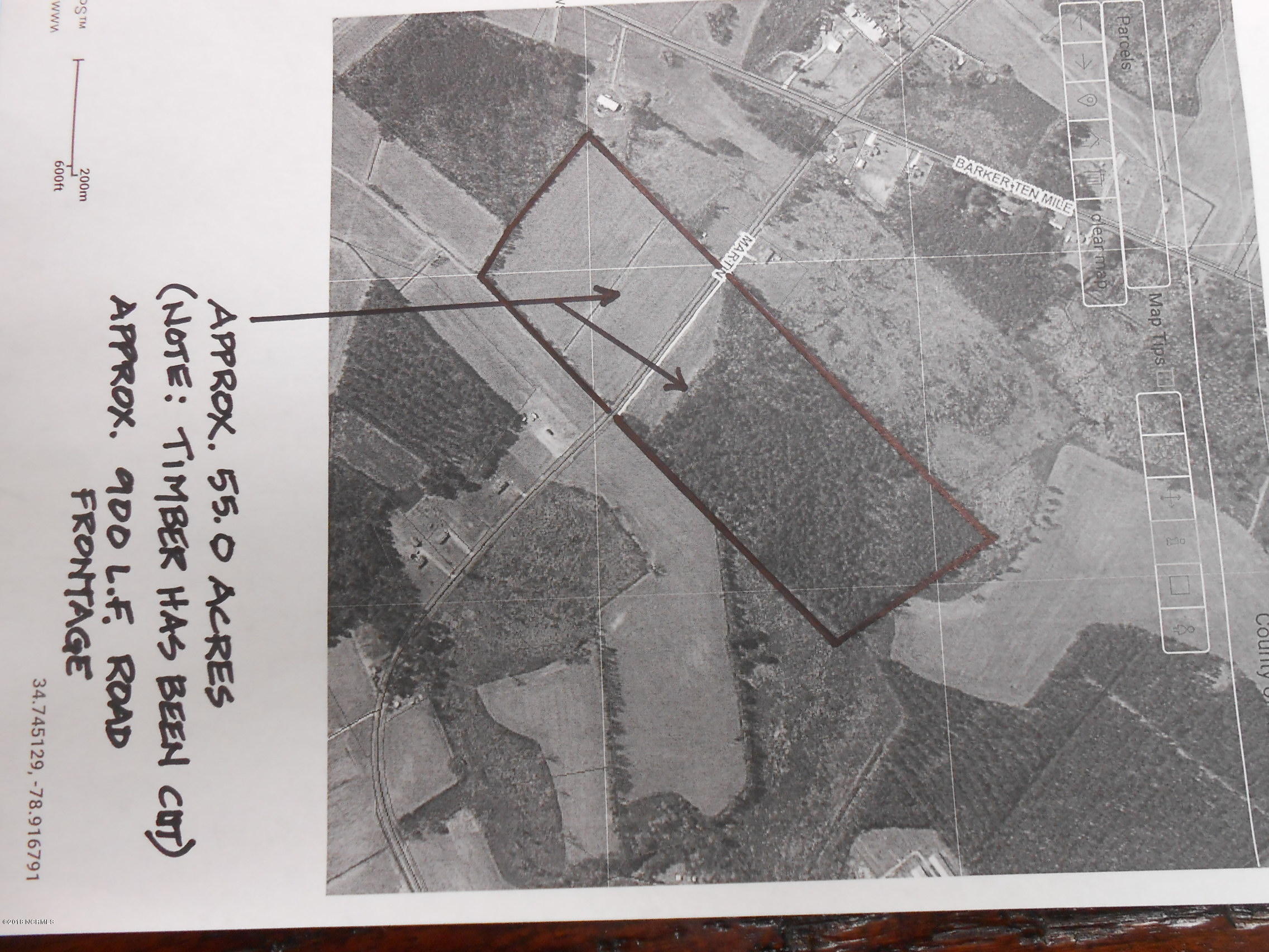 0 Martin Road Lumberton, NC 28358 - Photo 10 of 10 Aerial photo (GIS map)