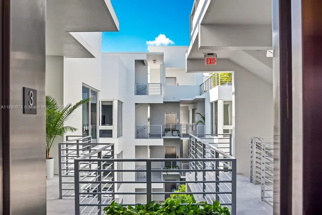 a view of city from terrace along with seating space