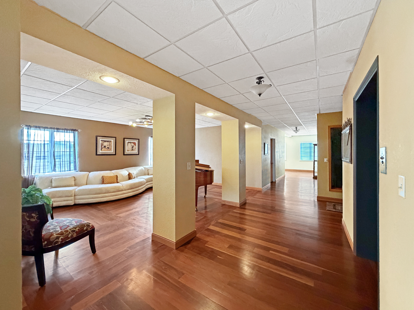 222 West Exchange Street Freeport, IL 61032 - Photo 13 of 46 a view of a livingroom with furniture and wooden floor
