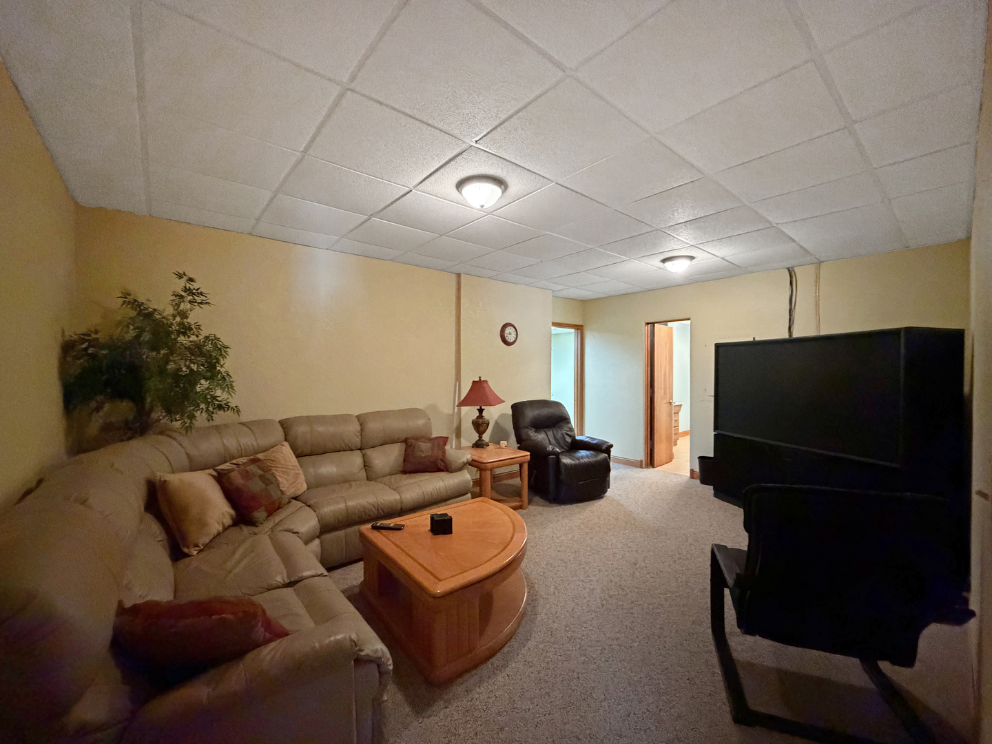 222 West Exchange Street Freeport, IL 61032 - Photo 23 of 46 a living room with furniture and a flat screen tv