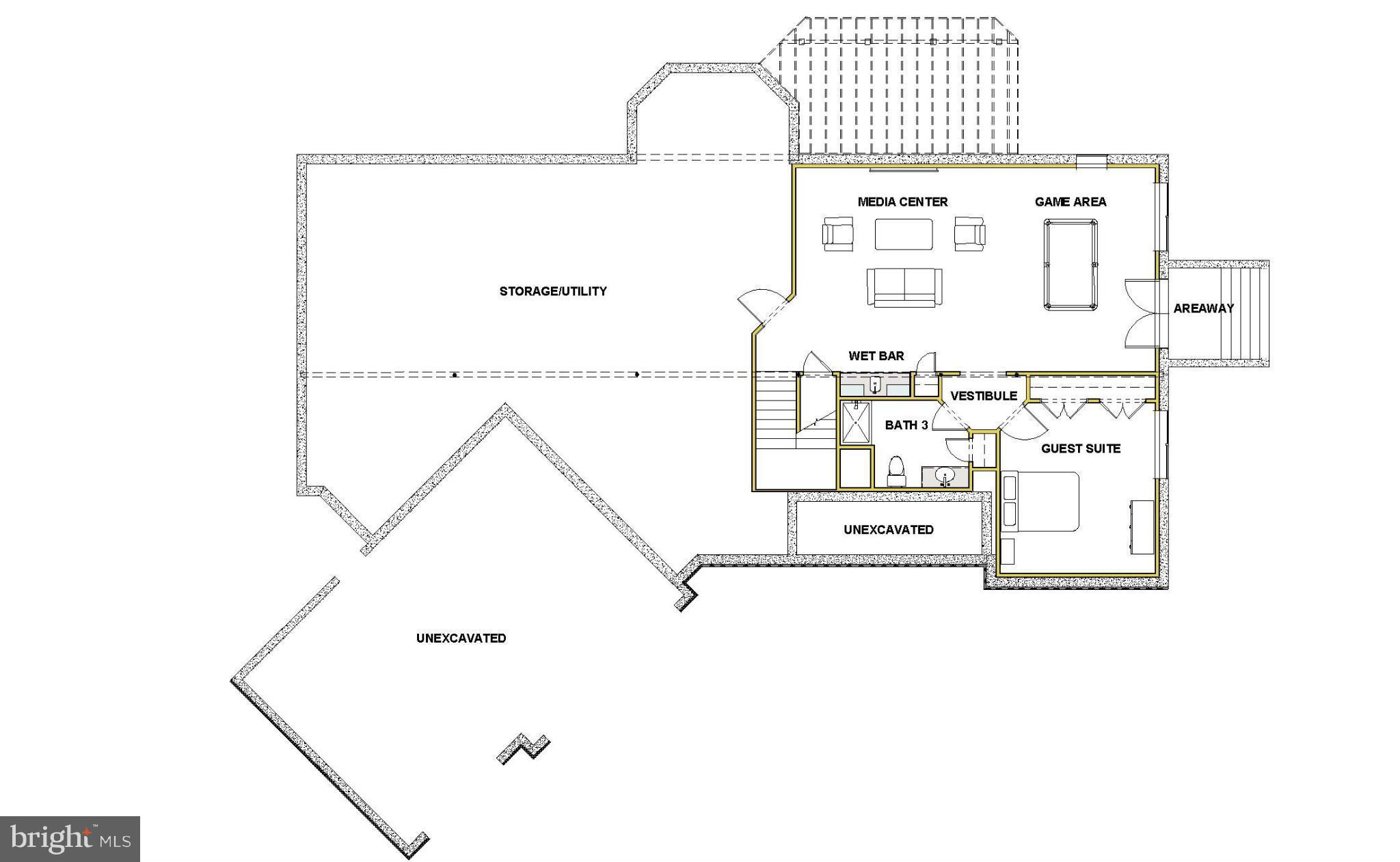 3930 Brethren Church Road Myersville, MD 21773 - Photo 21 of 21 Lower Level Floorplan