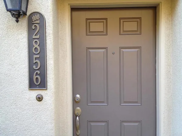 a front view of a house with hallway