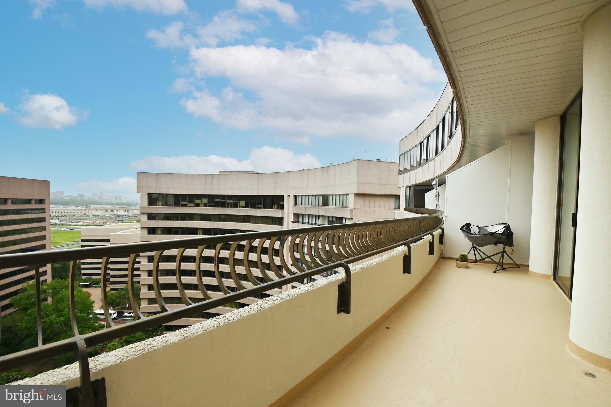 1300 Crystal Drive, Unit PH14 Arlington, VA 22202 - Photo 41 of 60 private balcony