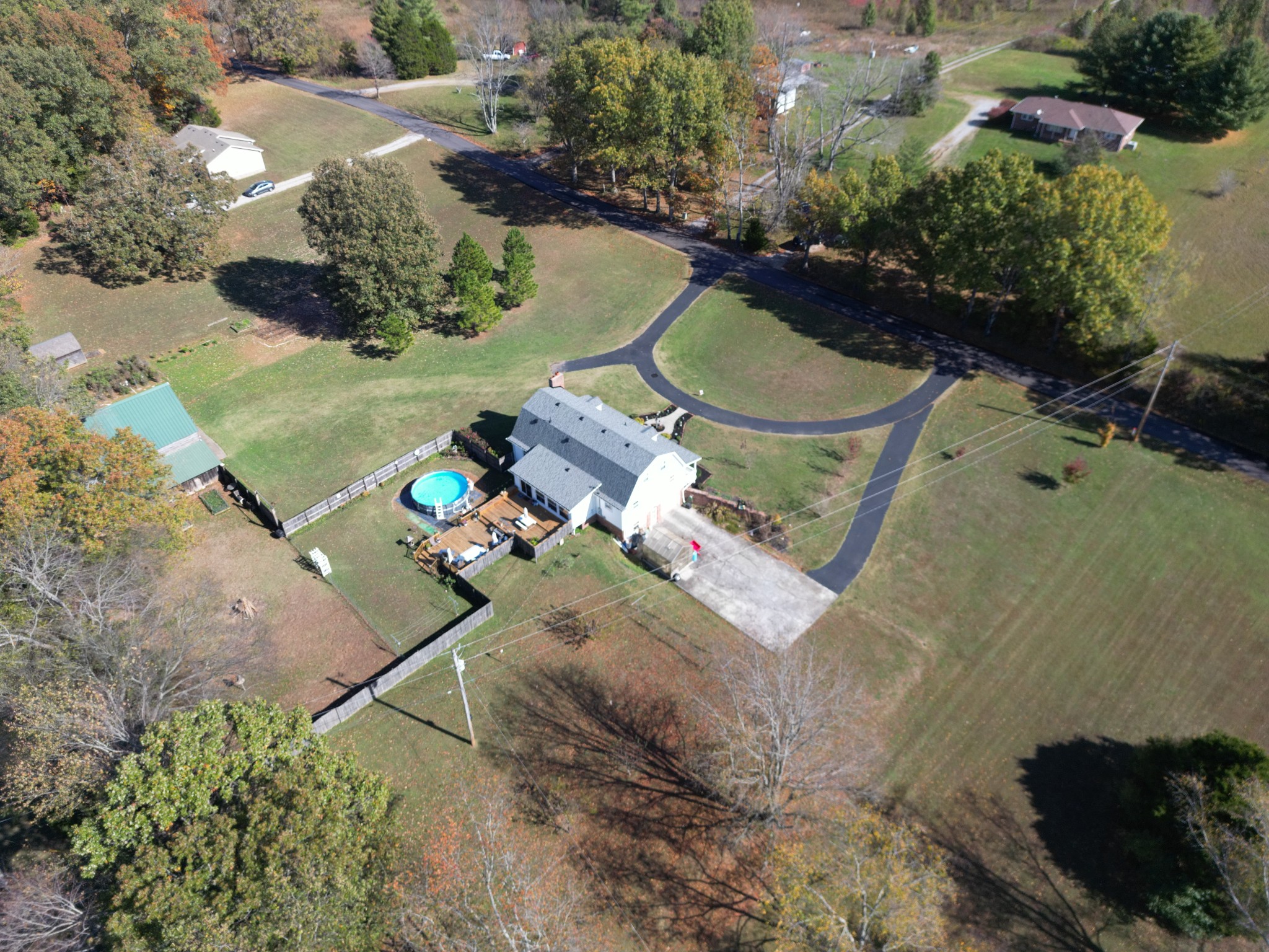 2760 Cave Springs Road Springfield, TN 37172 - Photo 44 of 74 an aerial view of a house with yard