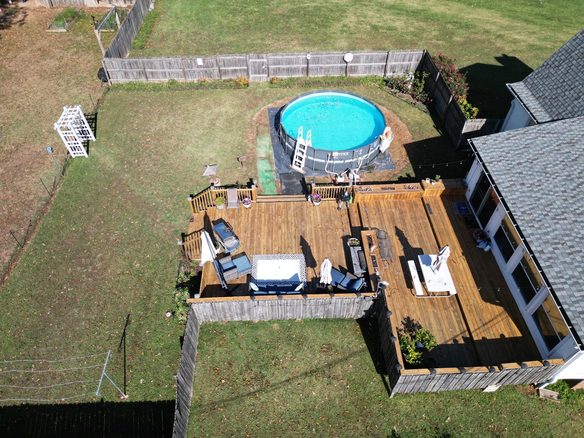 2760 Cave Springs Road Springfield, TN 37172 - Photo 50 of 74 an aerial view of a house with a swimming pool