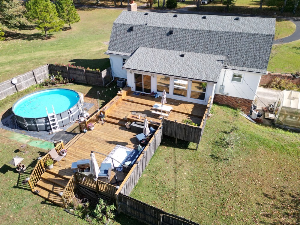 2760 Cave Springs Road Springfield, TN 37172 - Photo 71 of 74 an aerial view of a house with outdoor space patio and ocean view