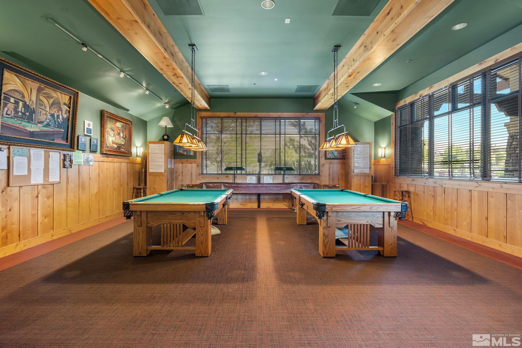 1280 Meridian Ranch Drive Reno, NV 89523 - Photo 37 of 41 a room with pool table and windows