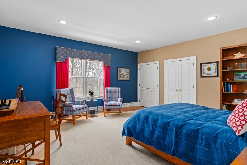 7 Timber Ridge Road Far Hills, NJ 07931 - Photo 36 of 49 a bedroom with a bed and furniture