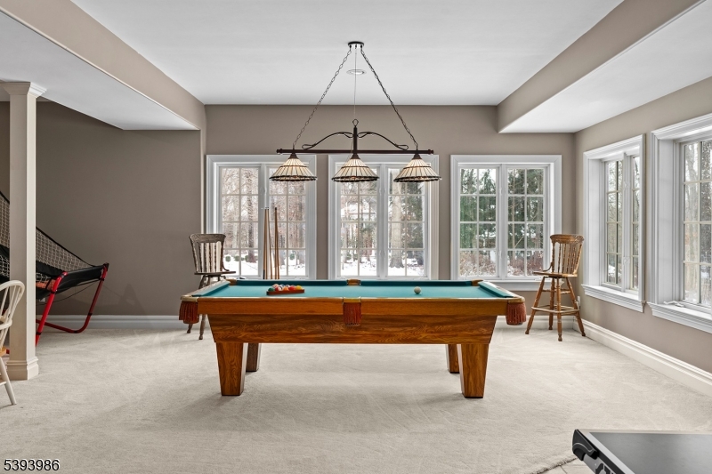 7 Timber Ridge Road Far Hills, NJ 07931 - Photo 40 of 49 a room with pool table and windows