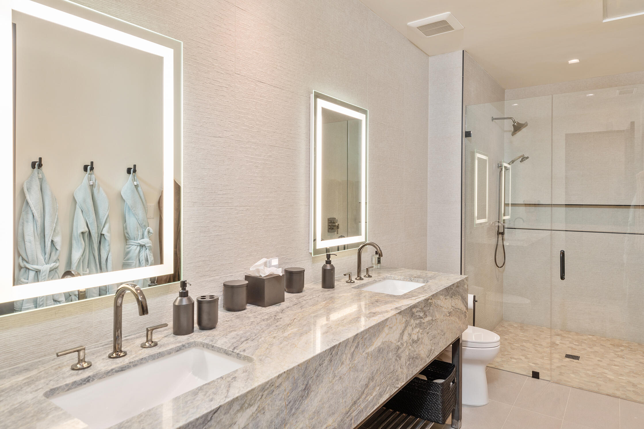 167 Adams Ranch Road Mountain Village, CO 81435 - Photo 22 of 28 a bathroom with double vanity sinks and a bathtub