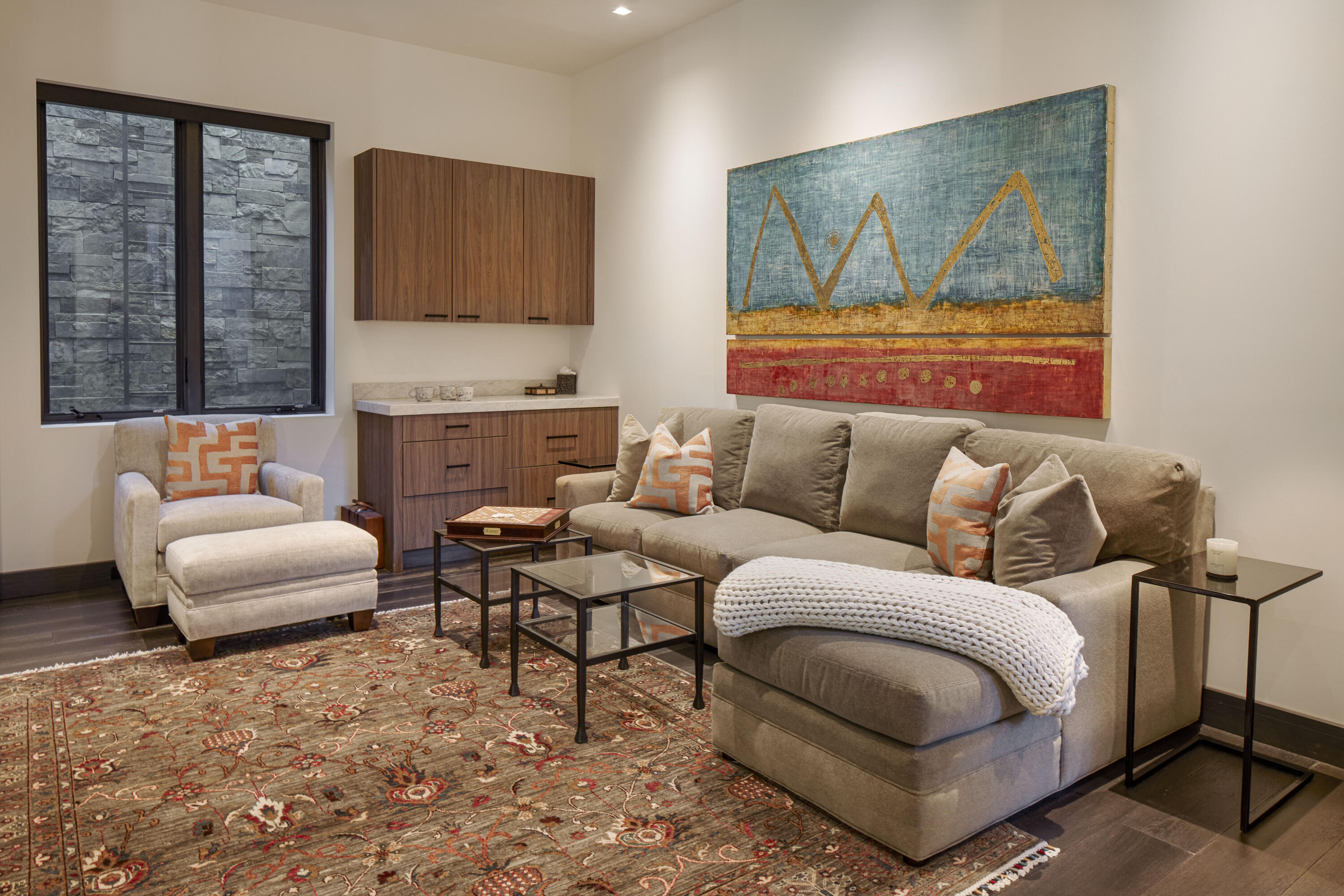 167 Adams Ranch Road Mountain Village, CO 81435 - Photo 24 of 28 a living room with furniture and a large window