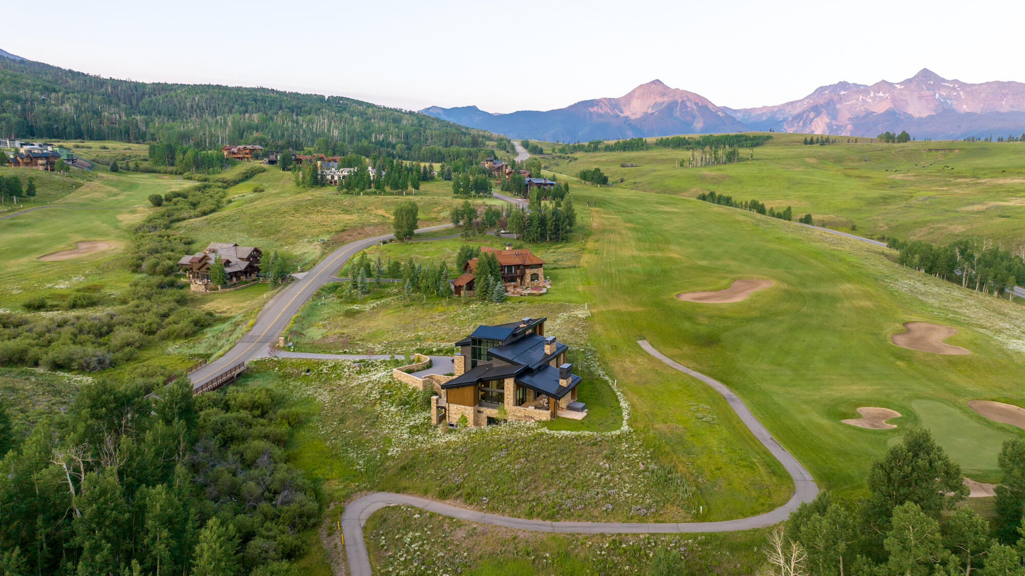 167 Adams Ranch Road Mountain Village, CO 81435 - Photo 28 of 28 a view of a lake in middle of the town