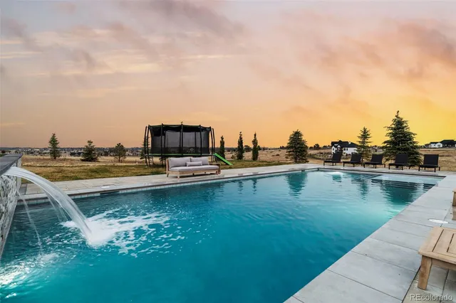 a view of a lake with a nearby beach