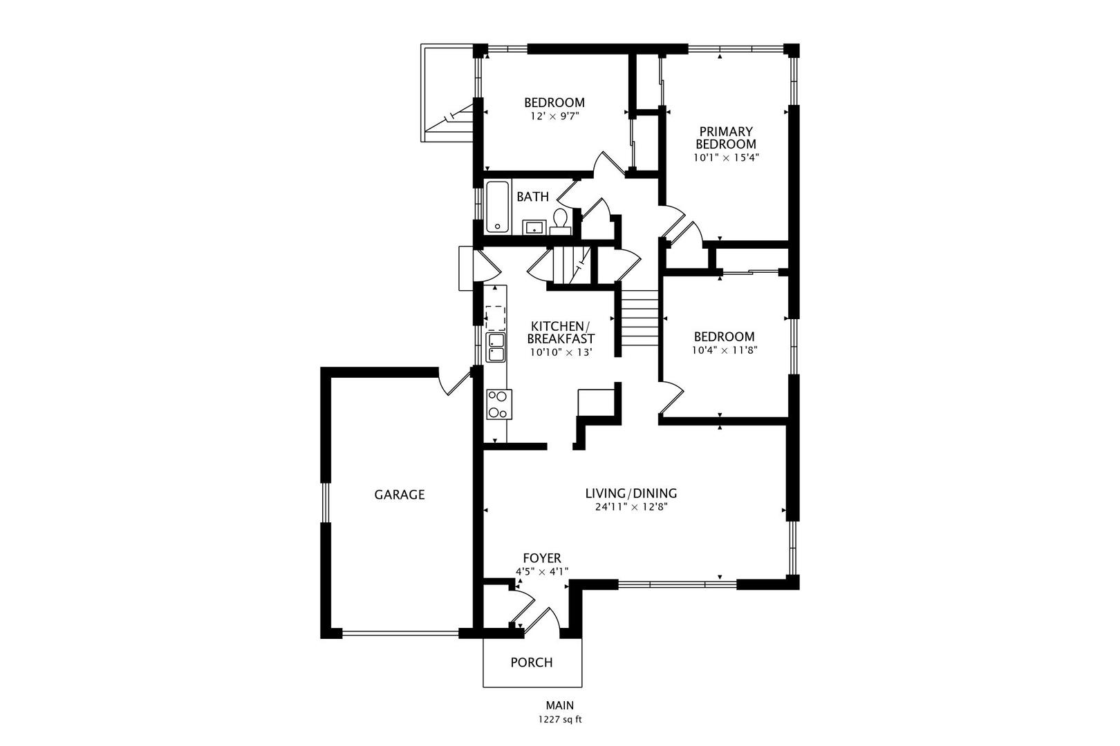 111 South We Go Trail Mount Prospect, IL 60056 - Photo 45 of 46 a picture of a floor plan