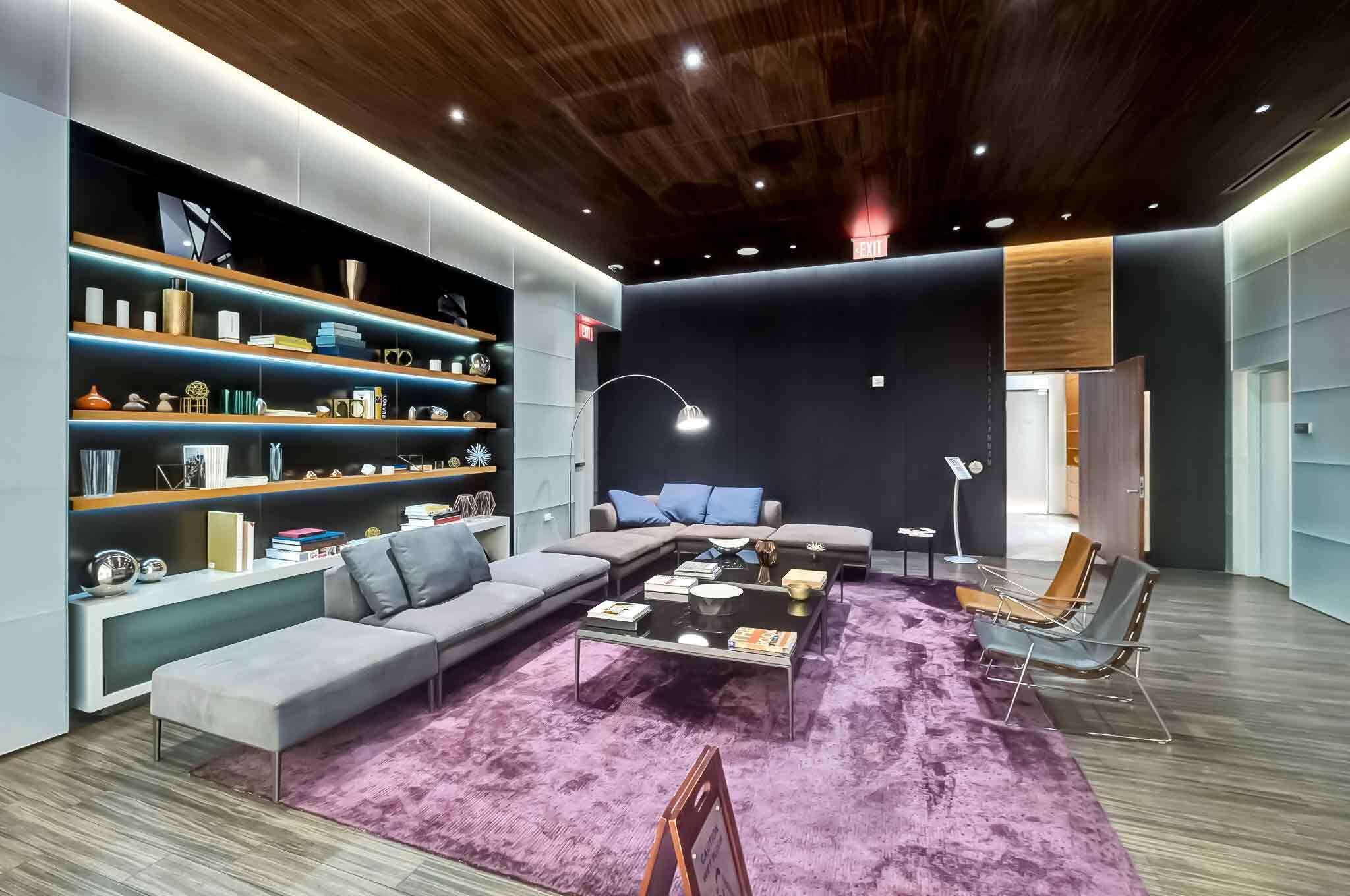 88 Southwest 7th Street, Unit 3003 Miami, FL 33130 - Photo 44 of 49 a living room with furniture and a rug