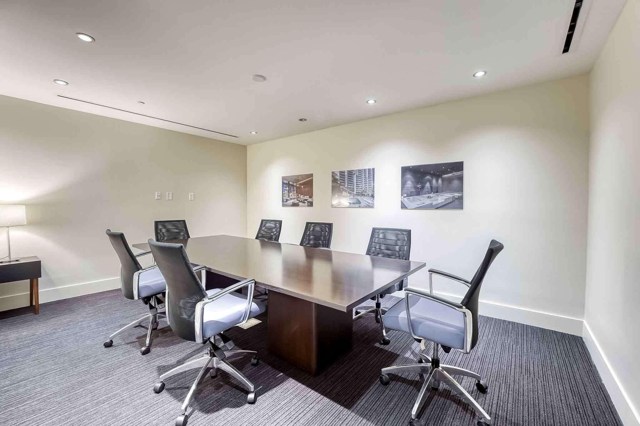 88 Southwest 7th Street, Unit 3003 Miami, FL 33130 - Photo 45 of 49 a view of a dining room with furniture and wooden floor