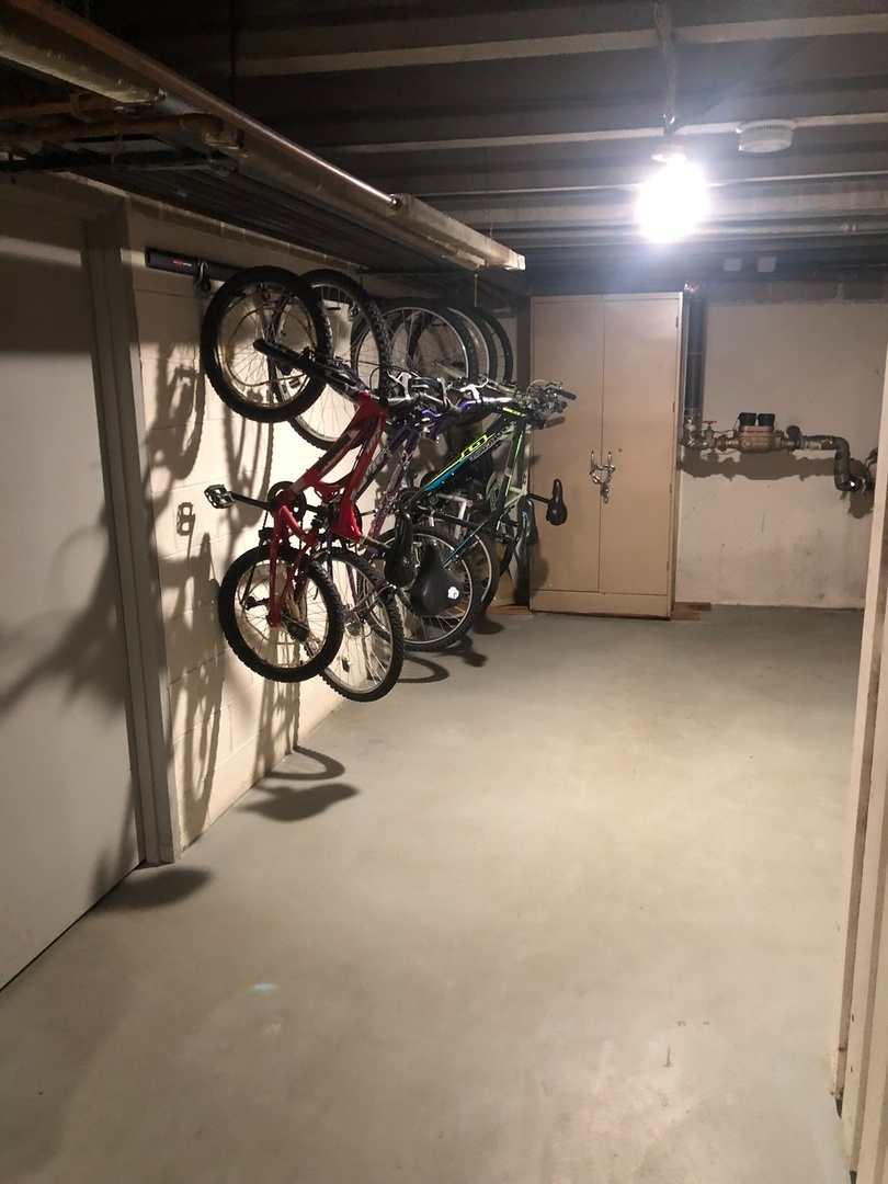 941 North Northwest Highway, Unit 3B Park Ridge, IL 60068 - Photo 24 of 26 a view of a garage with rack and bicycle
