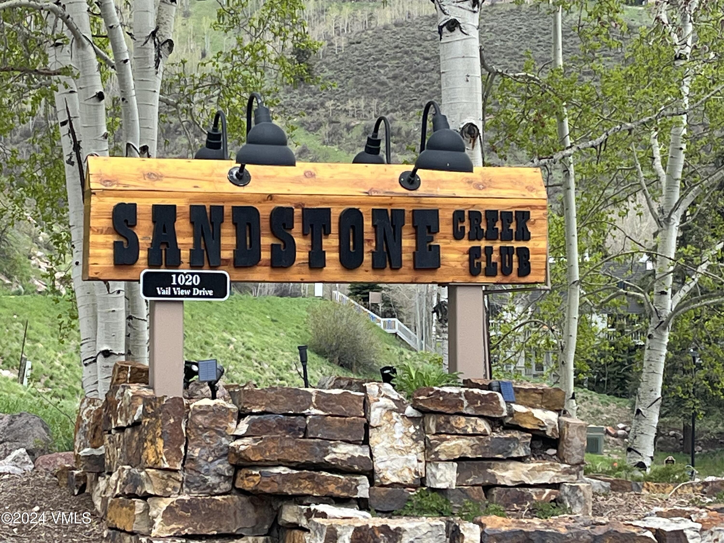 1020 Vail View Drive, Unit 21082 Vail, CO 81657 - Photo 19 of 20 Sandstone Creek Club Sign