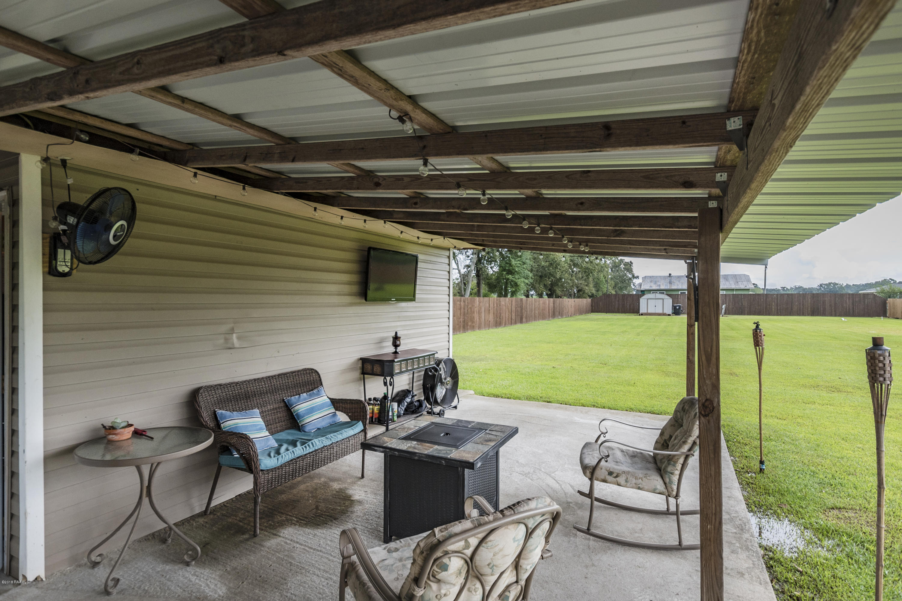 3418 Patoutville Road Jeanerette, LA 70544 - Photo 34 of 39 Back Patio 1