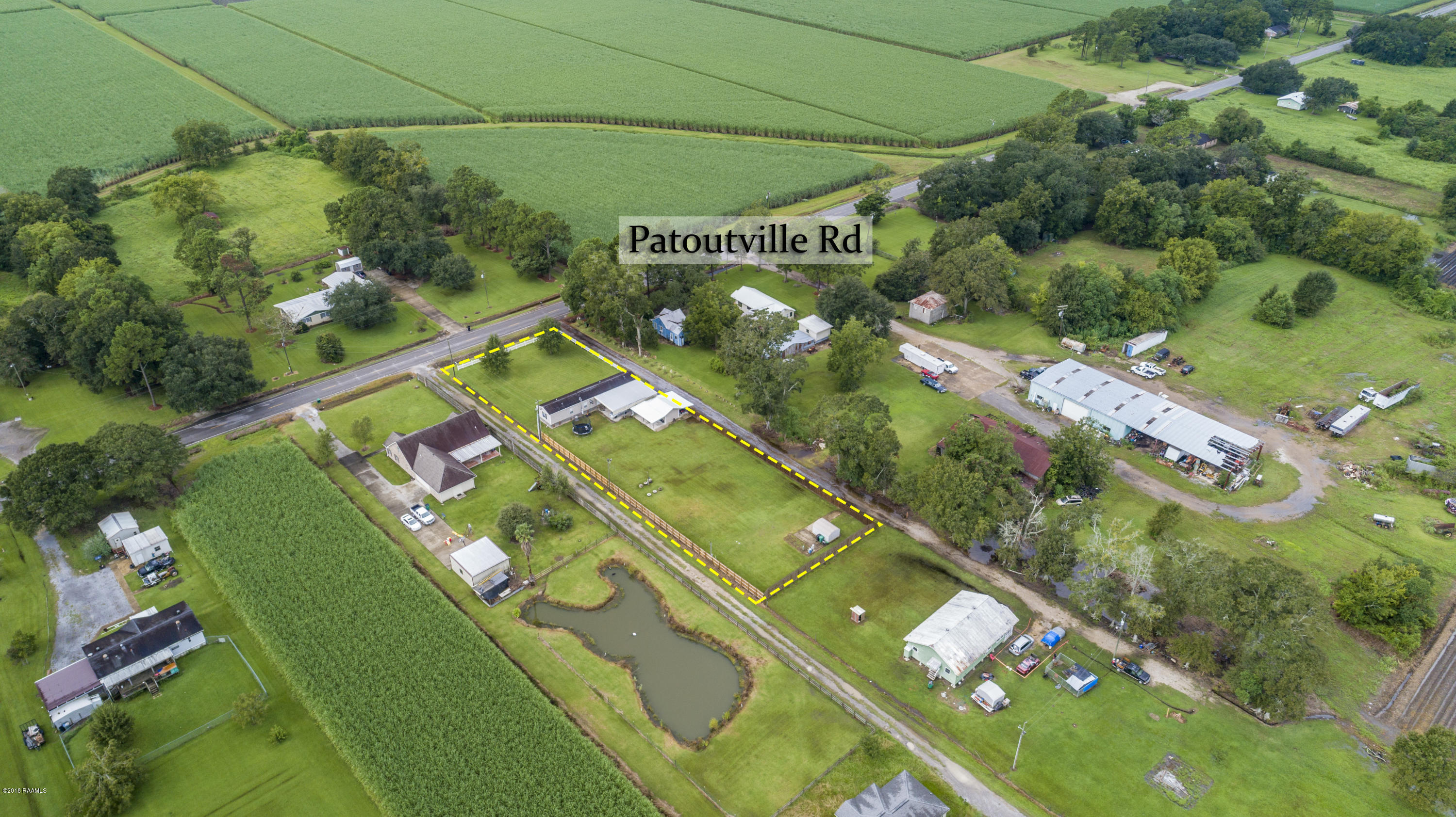 3418 Patoutville Road Jeanerette, LA 70544 - Photo 37 of 39 Back View 1