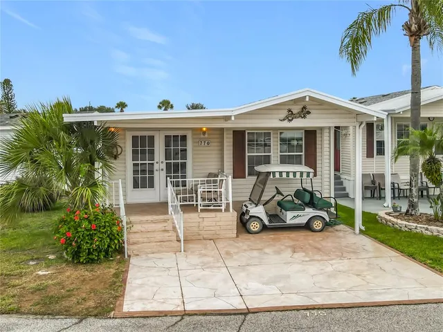 a car parked in front of a house