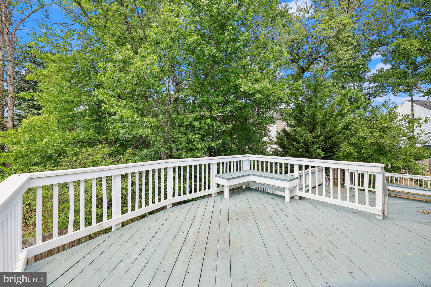 15764 Beau Ridge Drive Woodbridge, VA 22193 - Photo 42 of 58 a view of balcony with wooden floor and fence