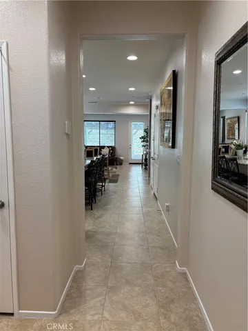 a view of dining room with furniture