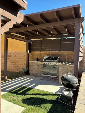 a view of living room with patio