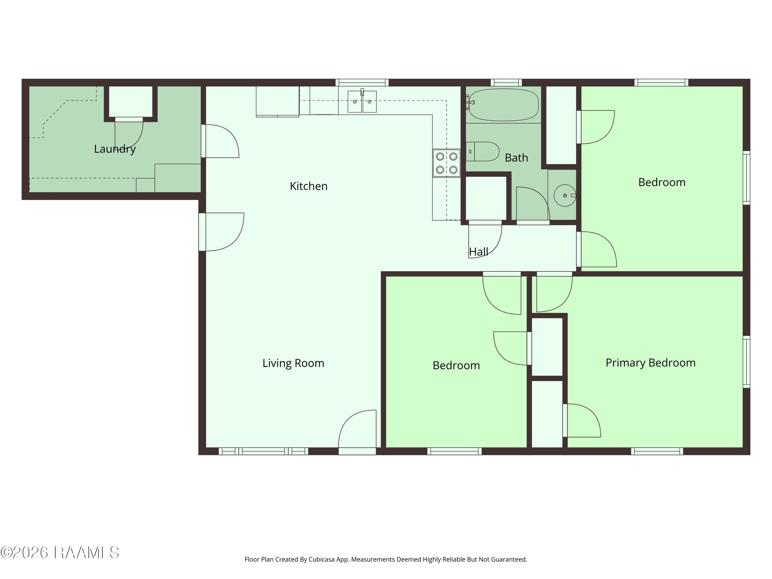 106 Reynosa Road Carencro, LA 70520 - Photo 19 of 19 2D Floor Plan for 106 Reynosa Road