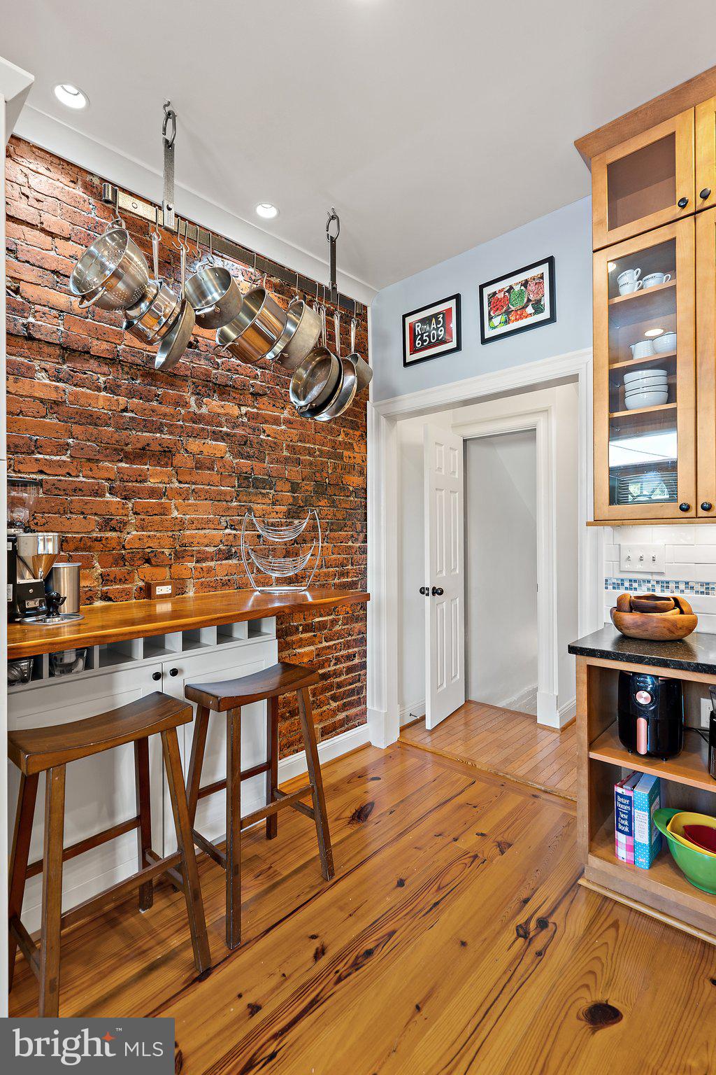 260 15th Street Southeast Washington, DC 20003 - Photo 15 of 41 Exposed brick and coffee bar