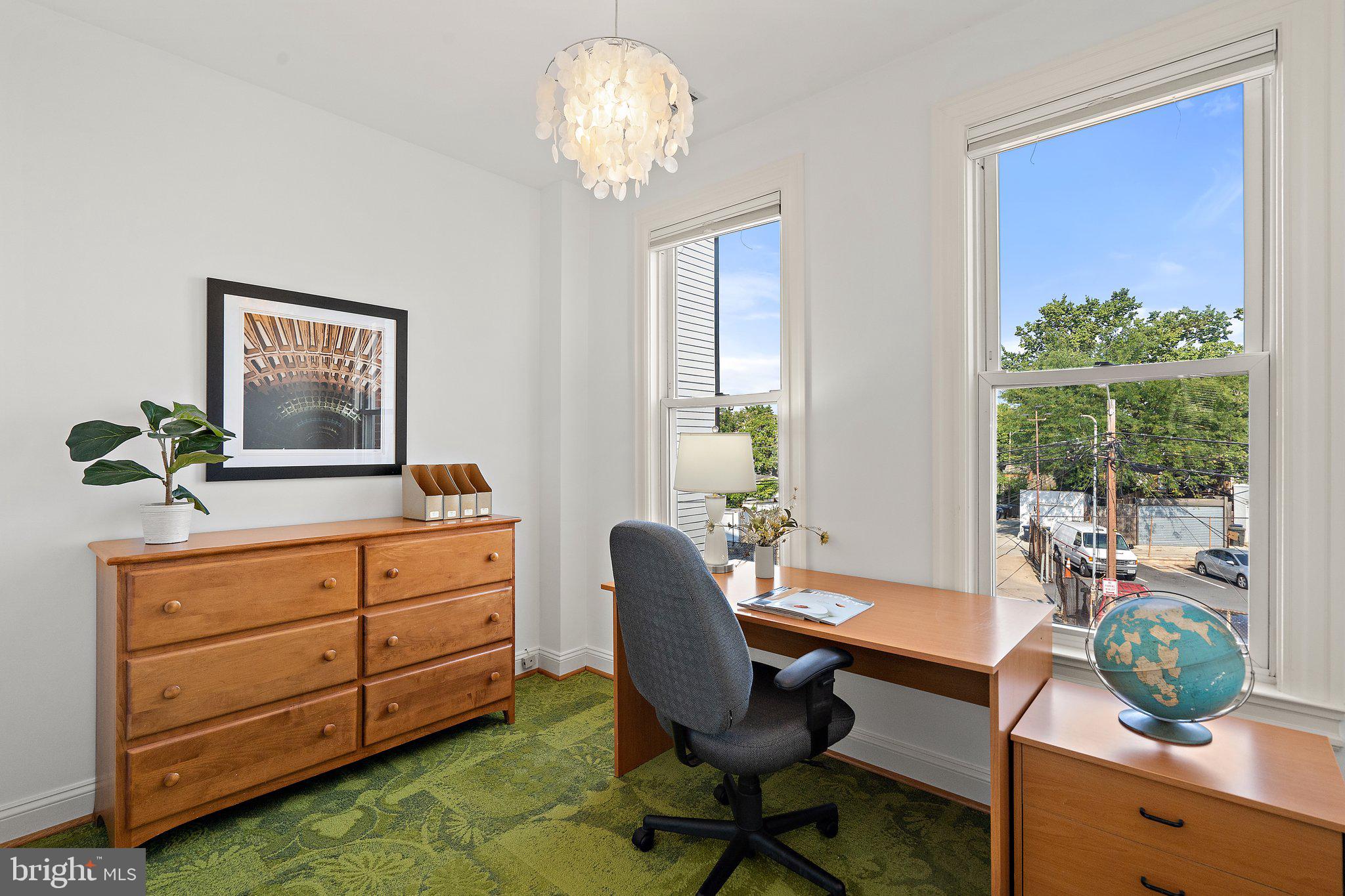 260 15th Street Southeast Washington, DC 20003 - Photo 21 of 41 Rear 3rd bedroom or sunny home office