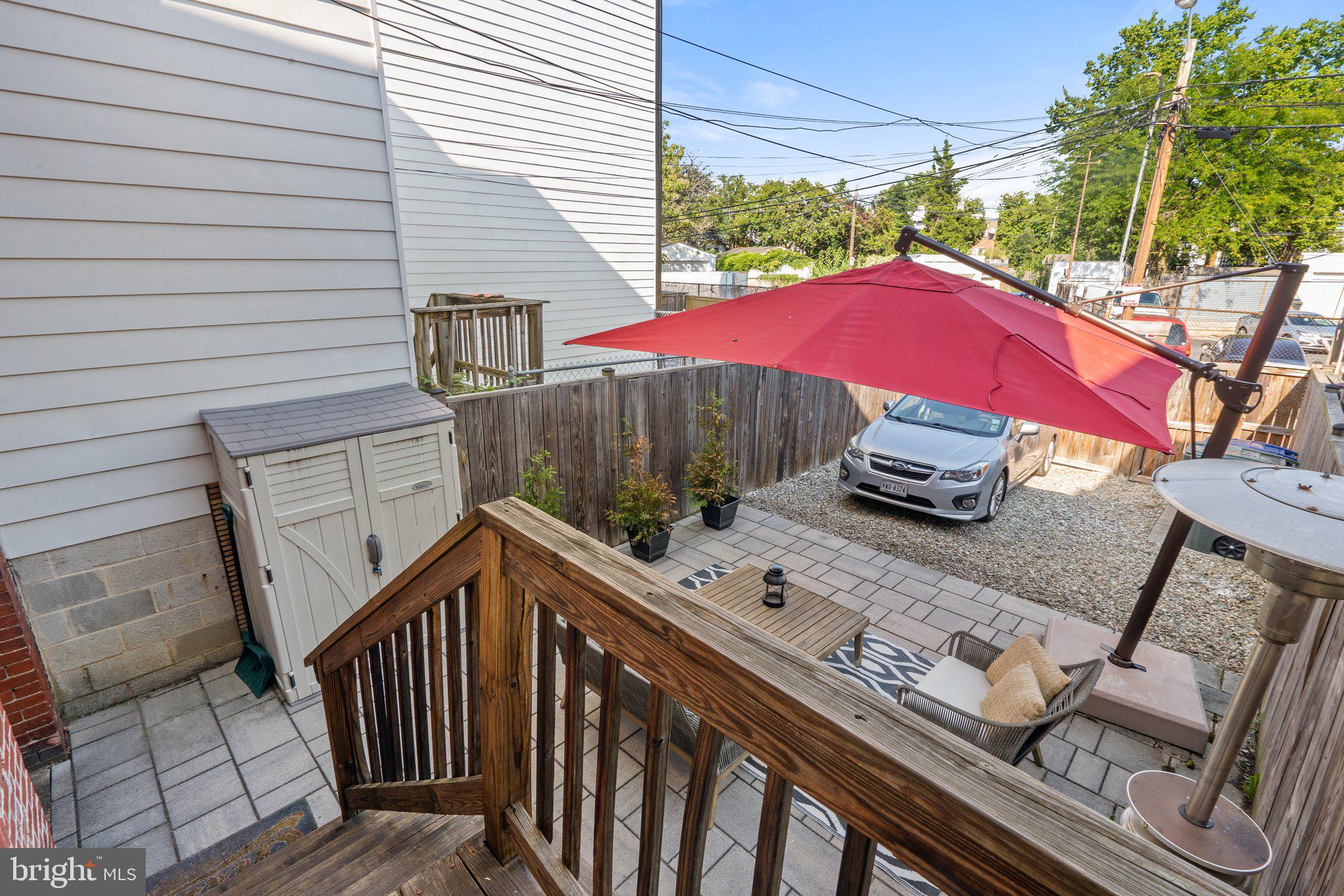 260 15th Street Southeast Washington, DC 20003 - Photo 36 of 41 Step out kitchen to patio