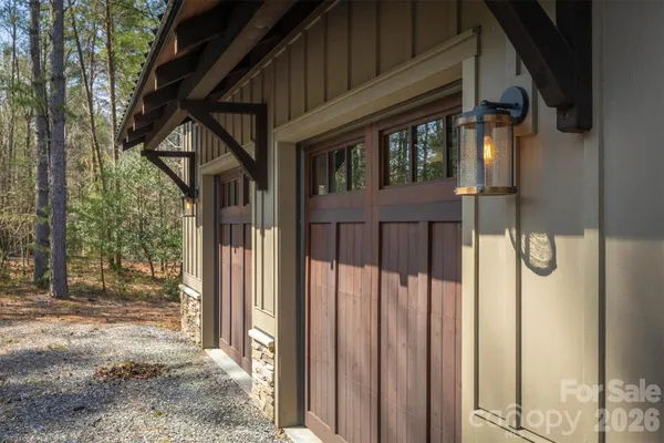 a view of a house with a glass door