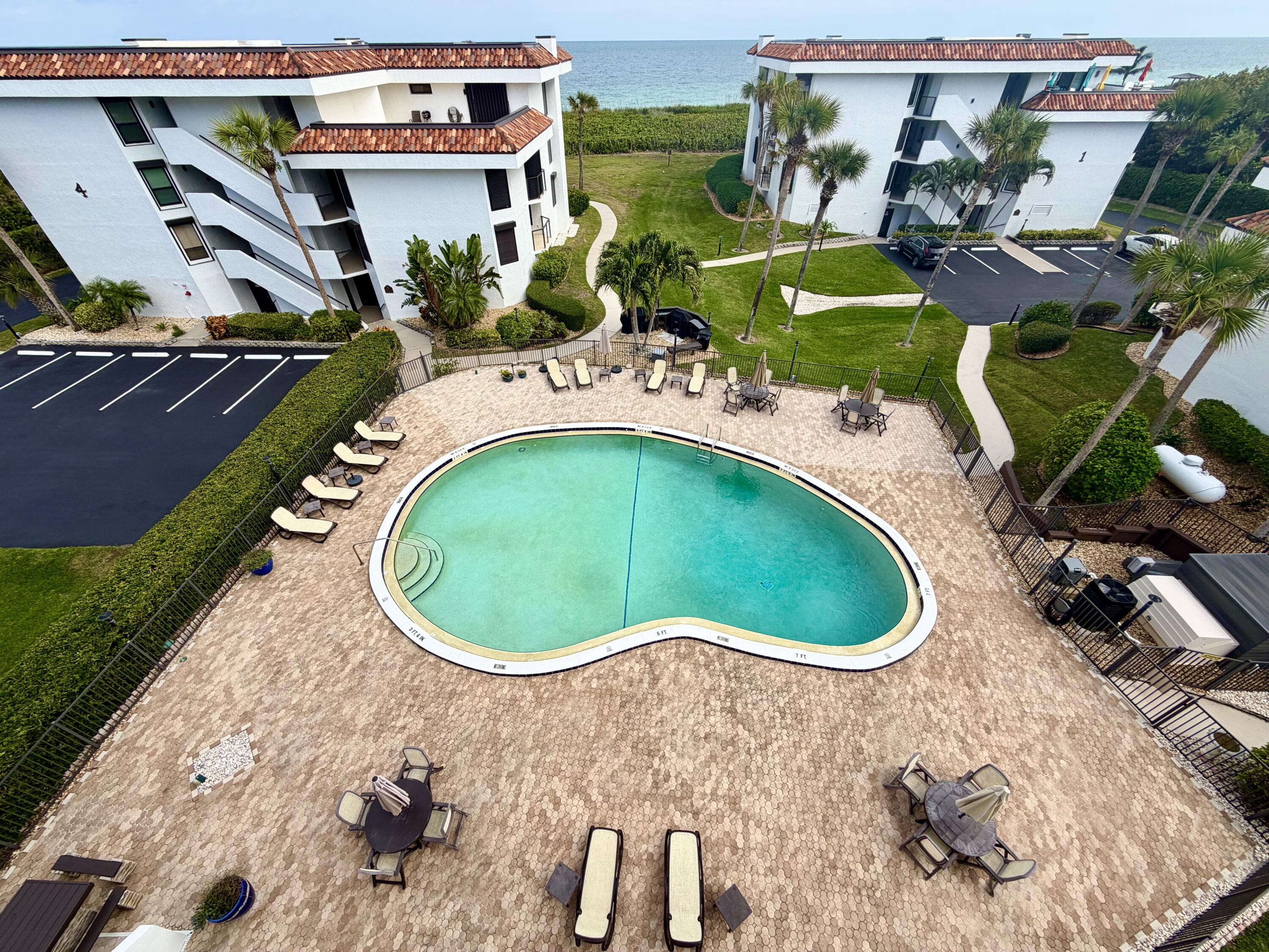 4100 North Hwy A1A, Unit 342 Hutchinson Island, FL 34949 - Photo 11 of 43 Even in gloomy day Pool