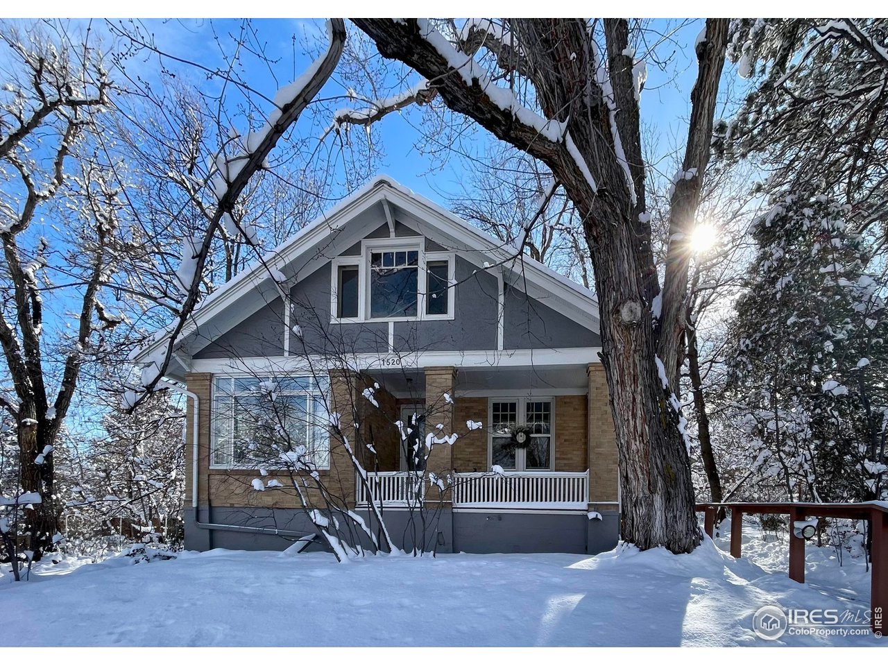1520 Baseline Road Boulder, CO 80302 - Photo 13 of 29 a front view of a house with porch