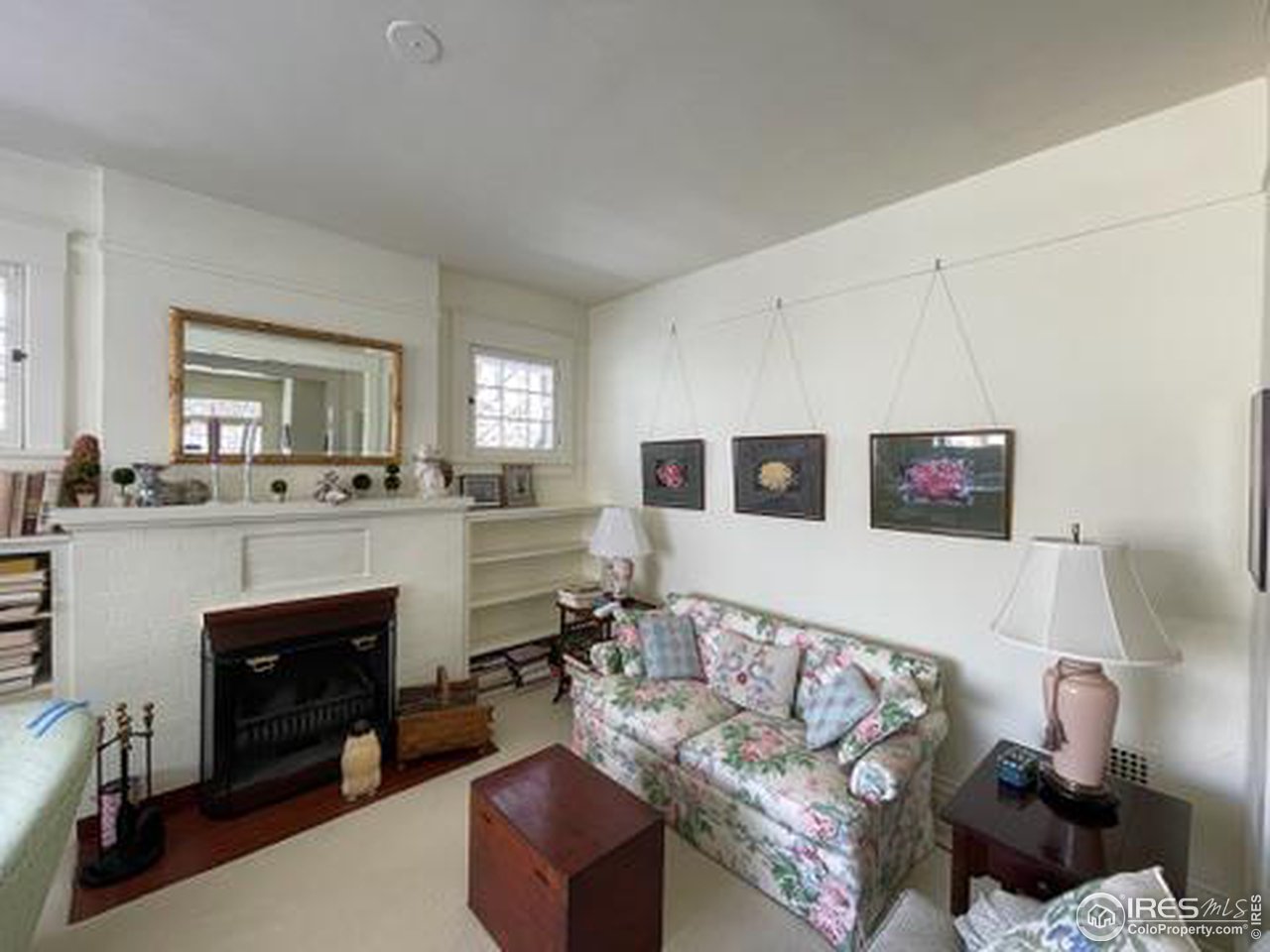 1520 Baseline Road Boulder, CO 80302 - Photo 22 of 29 a living room with furniture and a fireplace